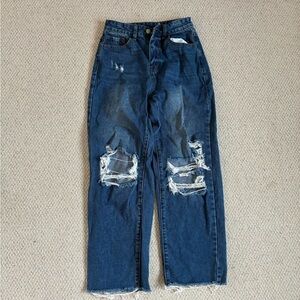 SHEIN Blue Denim Jeans